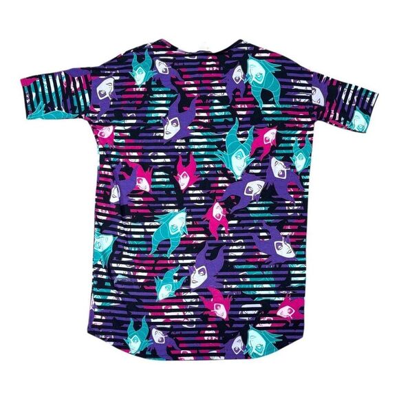Disney Villains LuLaRoe Maleficent Sleeping Beauty Irma Short Sleeve Size S - Picture 3 of 5